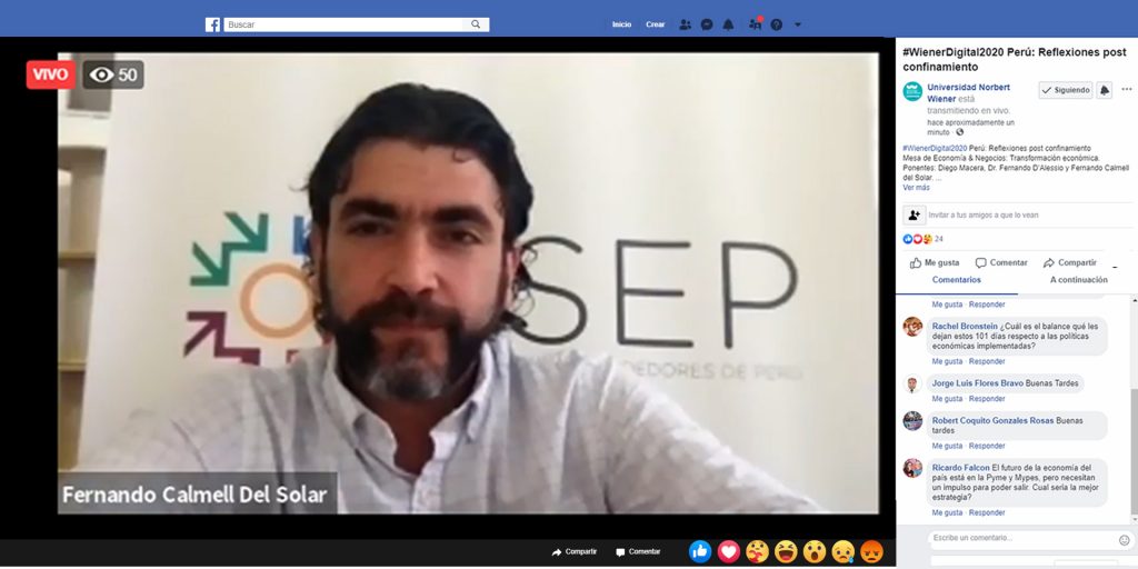 FERNANDO CALMELL Economia y negocios (Post confinamiento)