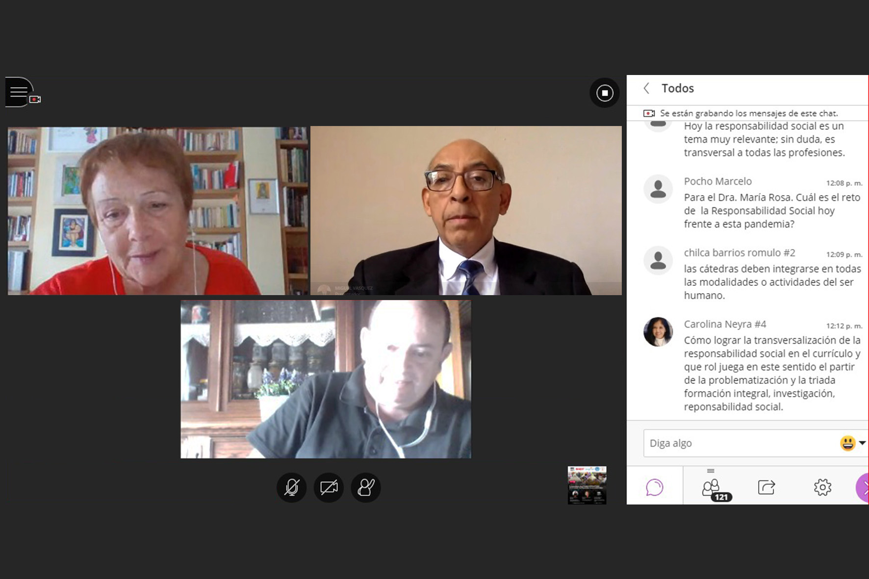 MESA REDONDA INTERNACIONAL SOBRE LA IMPORTANCIA DE LA RESPONSABILIDAD SOCIAL UNIVERSITARIA REALIZÓ EPG WIENER