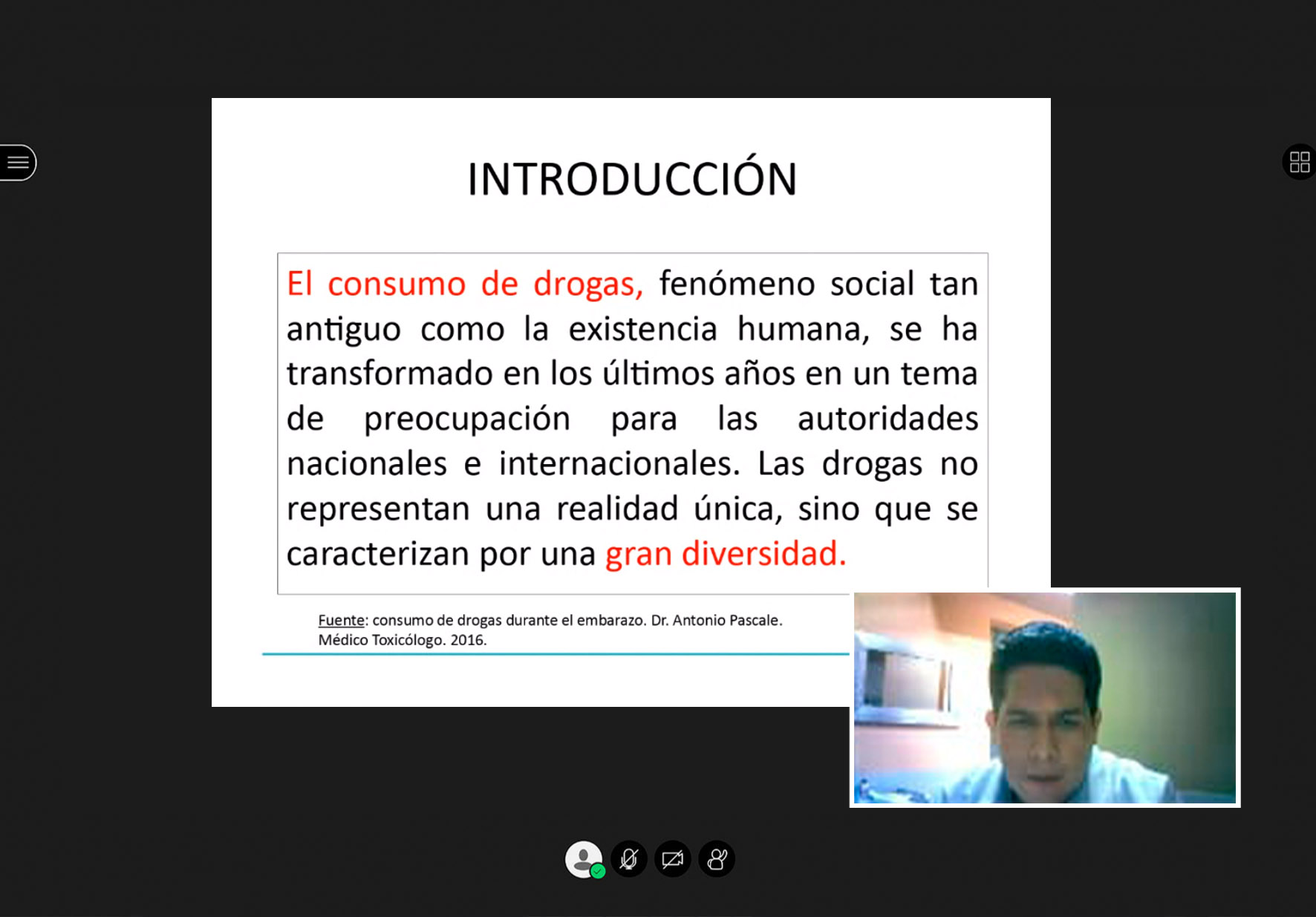 “INFLUENCIA DE DROGAS Y RADIACIONES DURANTE EL EMBARAZO” FUE EL TEMA QUE SE TRATÓ EN LA TERCERA JORNADA DE OBSTETRICIA AL DÍA 2020-II