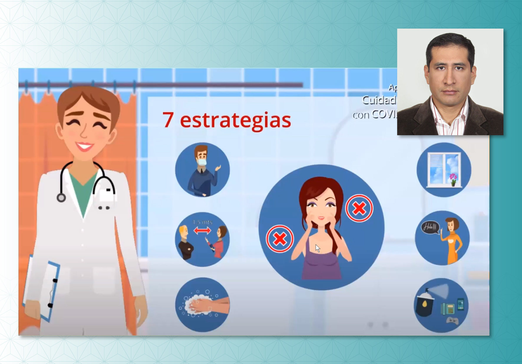 DBU ORGANIZÓ CHARLA VIRTUAL SOBRE CUIDADOS EN CASA A PACIENTES CON COVID-19