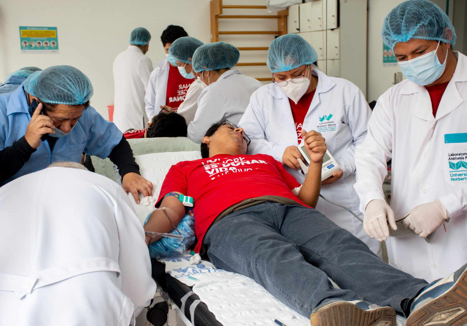 EAP DE TECNOLOGÍA MÉDICA DE LA UNIVERSIDAD NORBERT WIENER REALIZÓ CAMPAÑA VOLUNTARIA DE DONACIÓN DE SANGRE