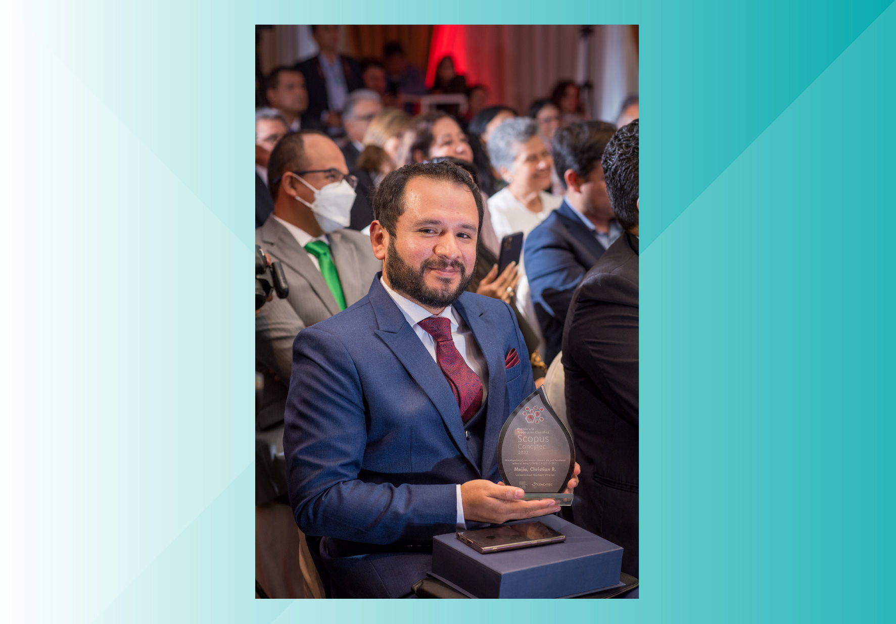 DOCENTE INVESTIGADOR DE LA UNIVERSIDAD NORBERT WIENER FUE PREMIADO POR CONCYTEC COMO EL INVESTIGADOR CON MAYOR NÚMERO DE PUBLICACIONES SOBRE LA COVID-19