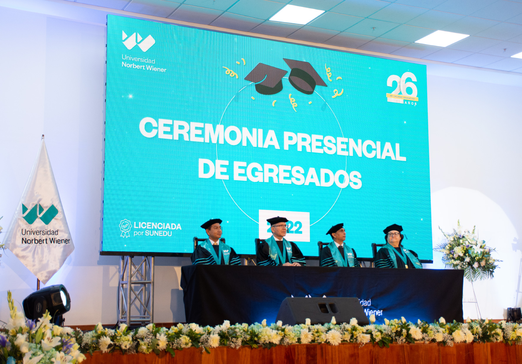 UNIVERSIDAD NORBERT WIENER REALIZÓ CEREMONIA DE EGRESADOS DE MANERA PRESENCIAL