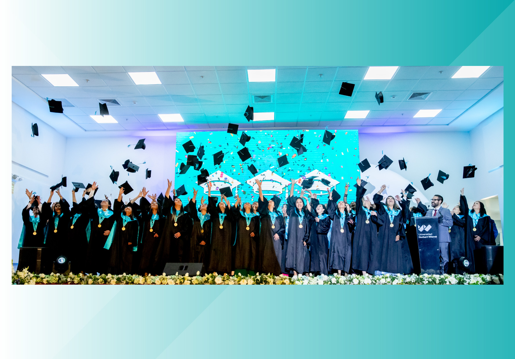 UNIVERSIDAD NORBERT WIENER REALIZÓ CEREMONIA DE EGRESADOS DE MANERA PRESENCIAL
