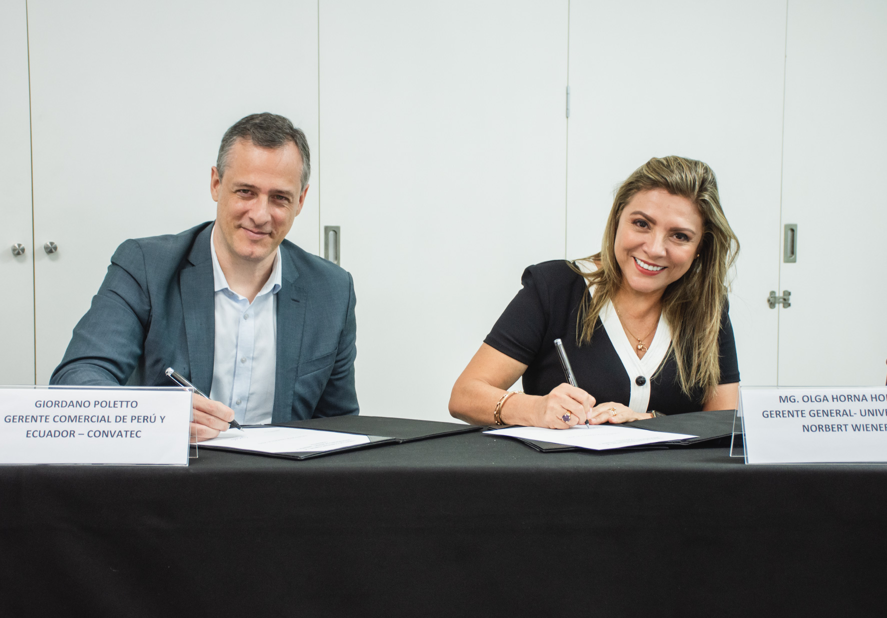UNIVERSIDAD NORBERT WIENER Y CONVATEC PERÚ SUSCRIBIERON CONVENIO DE COOPERACIÓN INTERINSTITUCIONAL DOCENTE