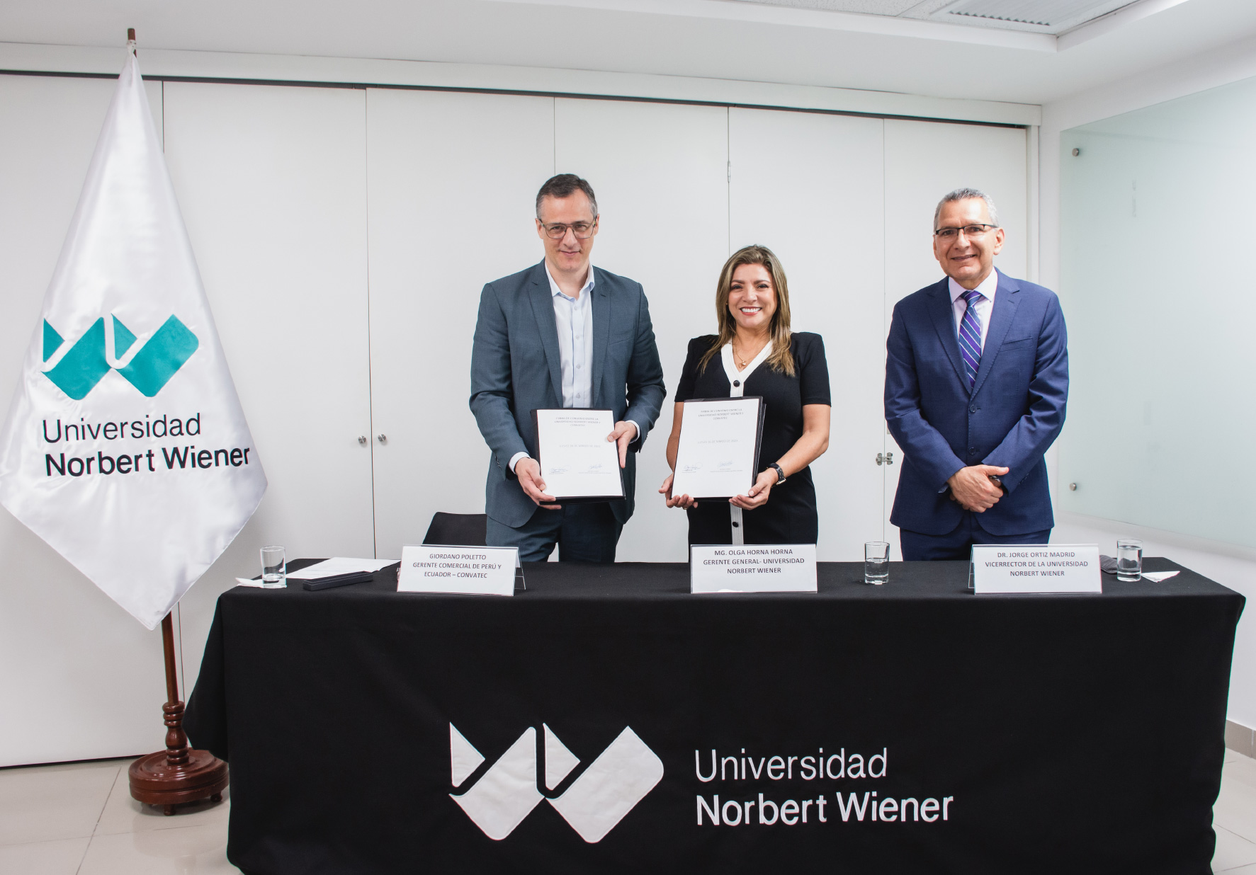 UNIVERSIDAD NORBERT WIENER Y CONVATEC PERÚ SUSCRIBIERON CONVENIO DE COOPERACIÓN INTERINSTITUCIONAL DOCENTE