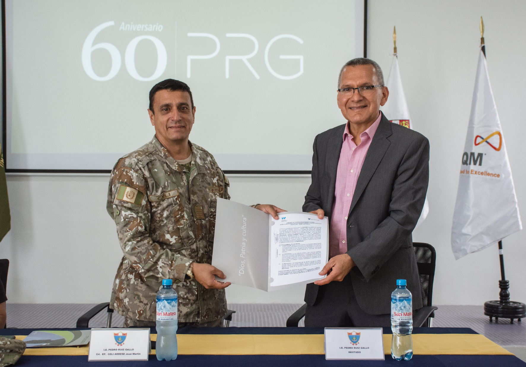 UNIVERSIDAD NORBERT WIENER Y CEP PEDRO RUÍZ GALLO FIRMARON CONVENIO DE COOPERACIÓN INTERINSTITUCIONAL EN BENEFICIO DE LA SALUD ESCOLAR