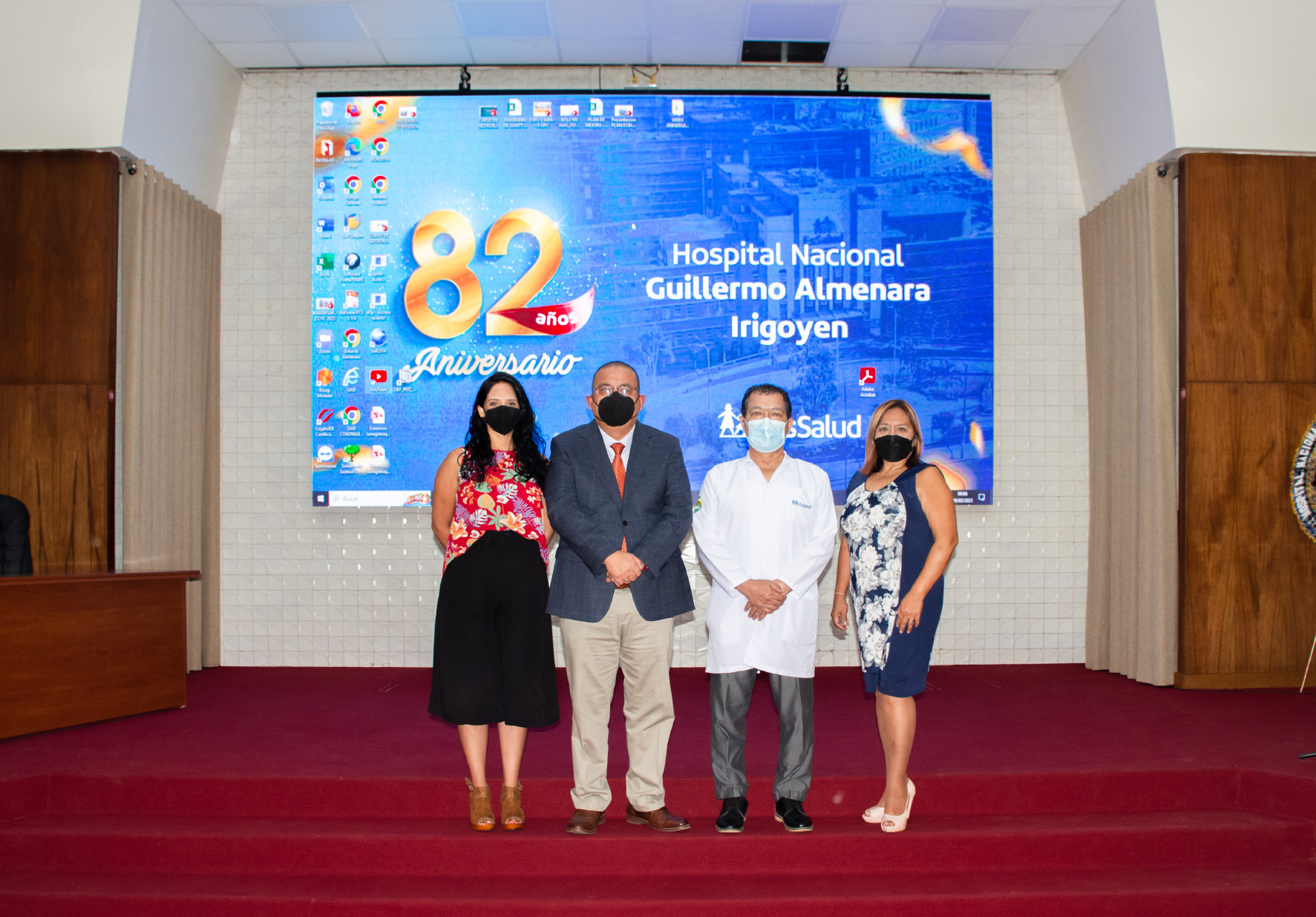 UNIVERSIDAD NORBERT WIENER ENTREGÓ DONATIVO AL HOSPITAL GUILLERMO ALMENARA EN EL MARCO DEL CONVENIO SUSCRITO ENTRE AMBAS INSTITUCIONES