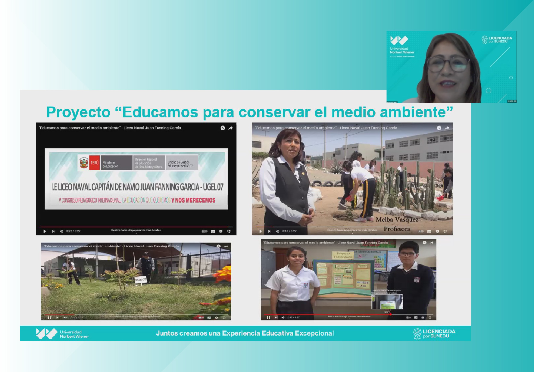 UNIVERSIDAD NORBERT WIENER REALIZÓ WEBINAR SOBRE TRAYECTORIA DE LA MUJER INVESTIGADORA
