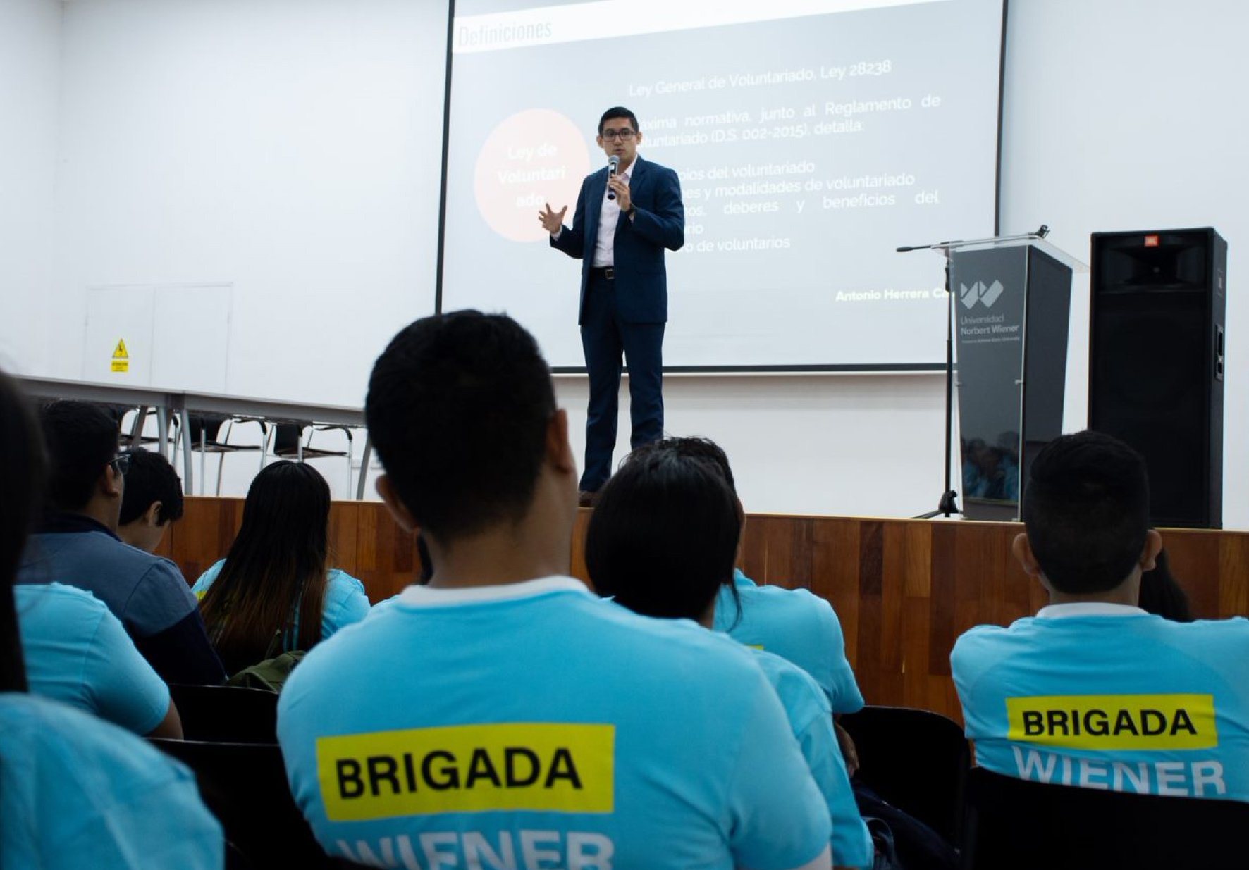 RESPONSABILIDAD SOCIAL: UNIVERSIDAD NORBERT WIENER REALIZÓ ACTIVIDAD SOBRE INDUCCIÓN AL PROGRAMA DE VOLUNTARIADO UNIVERSITARIO