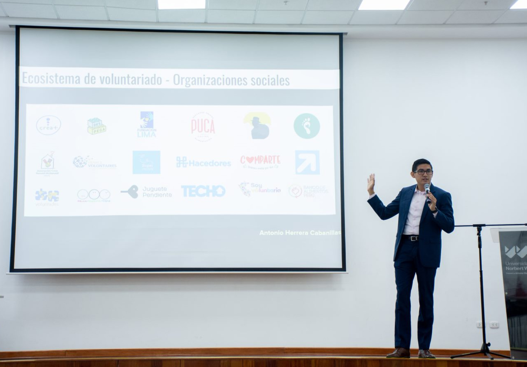 RESPONSABILIDAD SOCIAL: UNIVERSIDAD NORBERT WIENER REALIZÓ ACTIVIDAD SOBRE INDUCCIÓN AL PROGRAMA DE VOLUNTARIADO UNIVERSITARIO