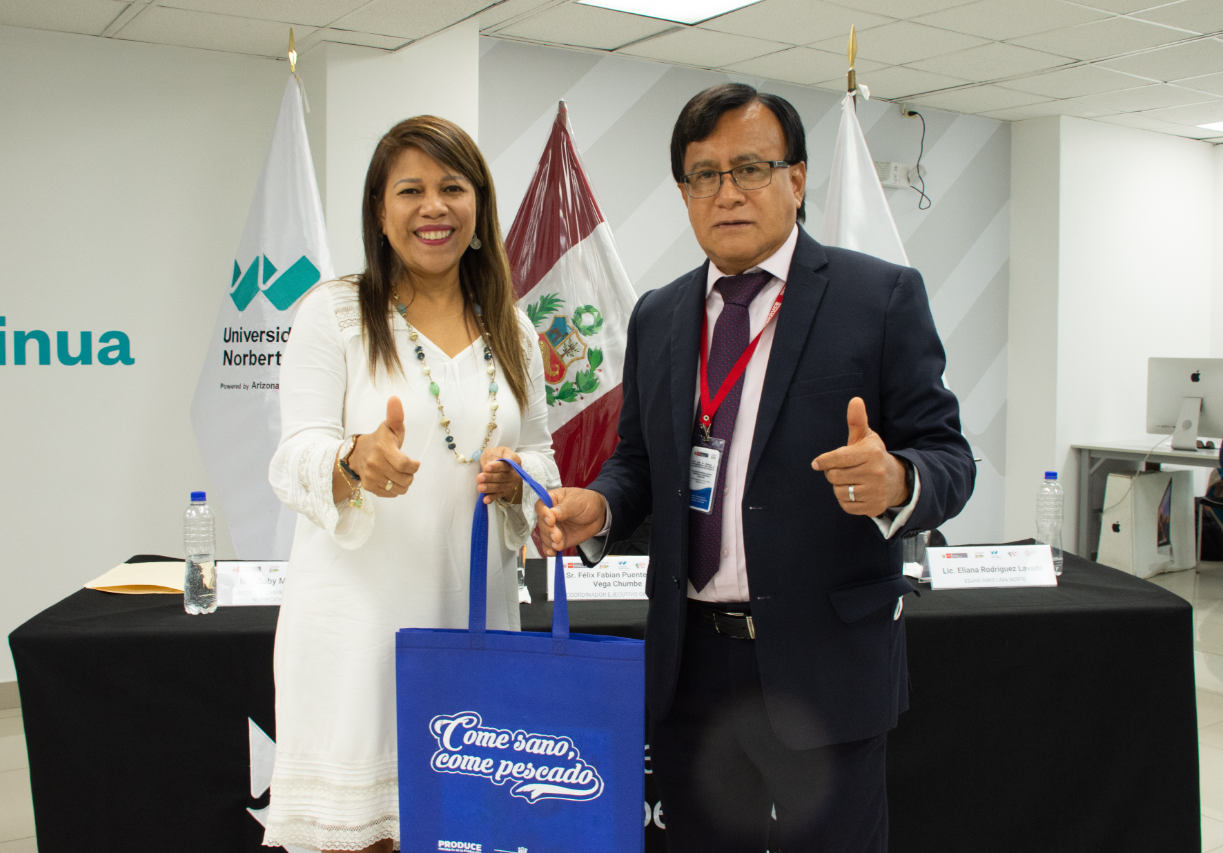 UNIVERSIDAD NORBERT WIENER Y MINISTERIO DE LA PRODUCCIÓN PROMOVERÁN EL CONSUMO DE PESCADO EN LA POBLACIÓN