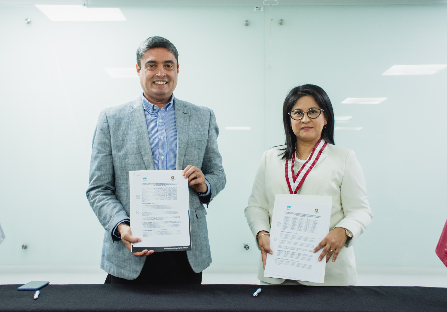 UNIVERSIDAD NORBERT WIENER Y CONSEJO REGIONAL XIV–CALLAO DEL COLEGIO DE NUTRICIONISTAS DEL PERÚ FIRMARON UN ACUERDO DE COOPERACIÓN INTERINSTITUCIONAL