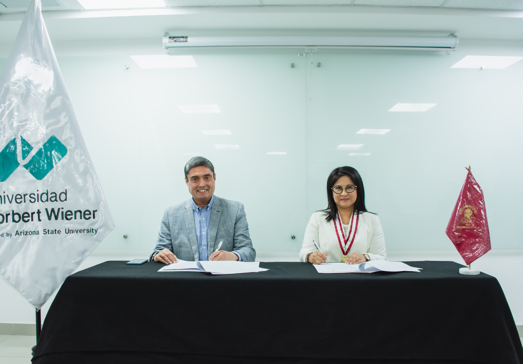 UNIVERSIDAD NORBERT WIENER Y CONSEJO REGIONAL XIV–CALLAO DEL COLEGIO DE NUTRICIONISTAS DEL PERÚ FIRMARON UN ACUERDO DE COOPERACIÓN INTERINSTITUCIONAL
