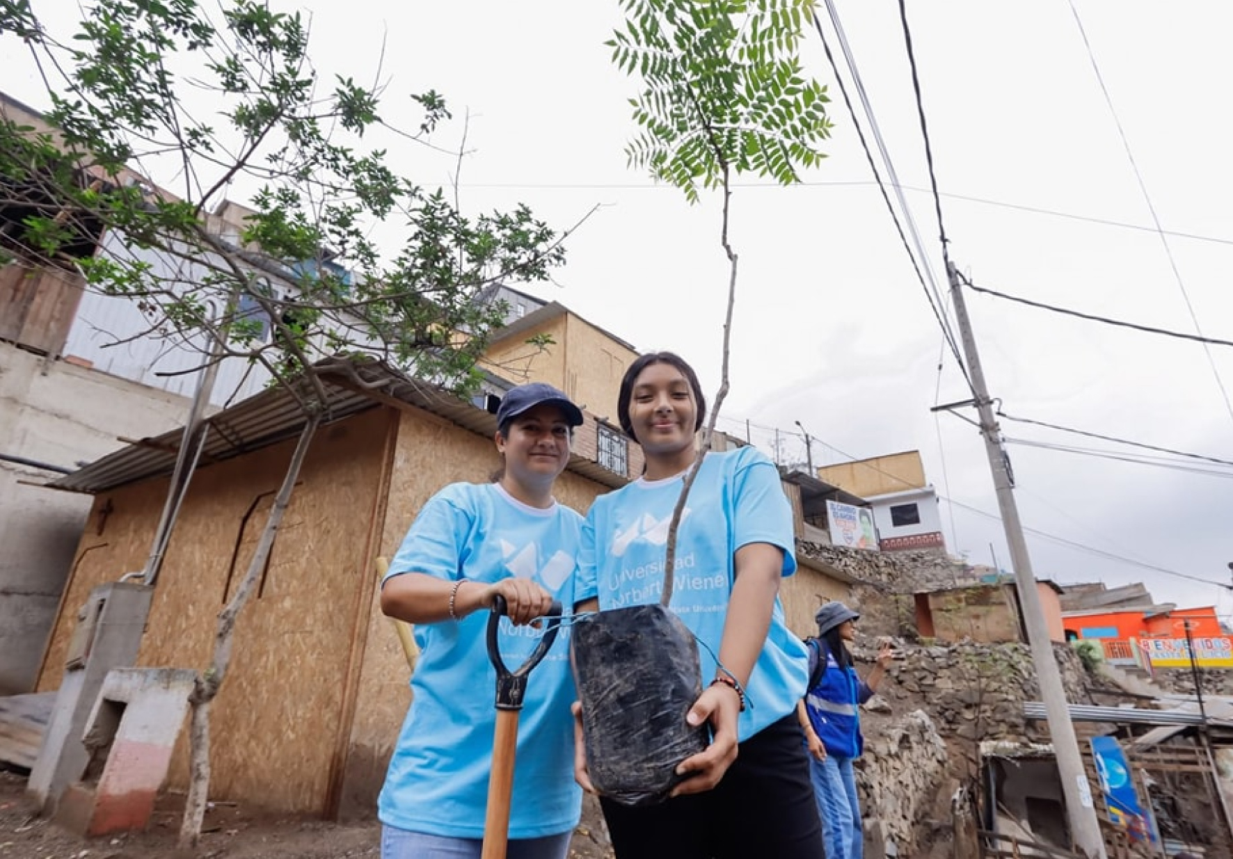 RESPONSABILIDAD SOCIAL: ESTUDIANTES DE LA UNIVERSIDAD NORBERT WIENER PARTICIPARON EN CAMPAÑA DE ARBORIZACIÓN ORGANIZADA POR LA MUNICIPALIDAD DE LIMA