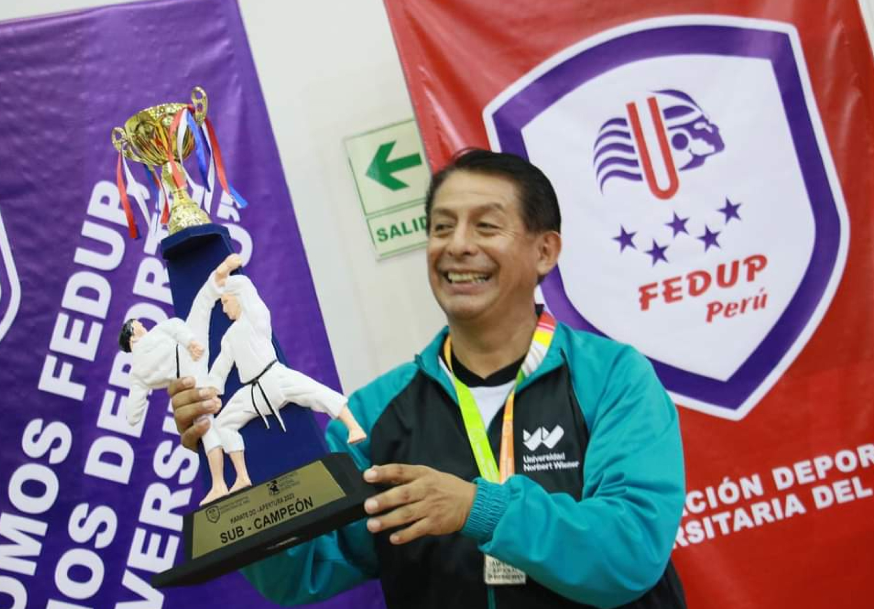 SELECCIÓN DE KARATE DE LA UNIVERSIDAD NORBERT WIENER OCUPÓ EL SEGUNDO LUGAR EN CAMPEONATO NACIONAL UNIVERSITARIO DE KARATE DO APERTURA 2023 ORGANIZADO POR LA FEDUP