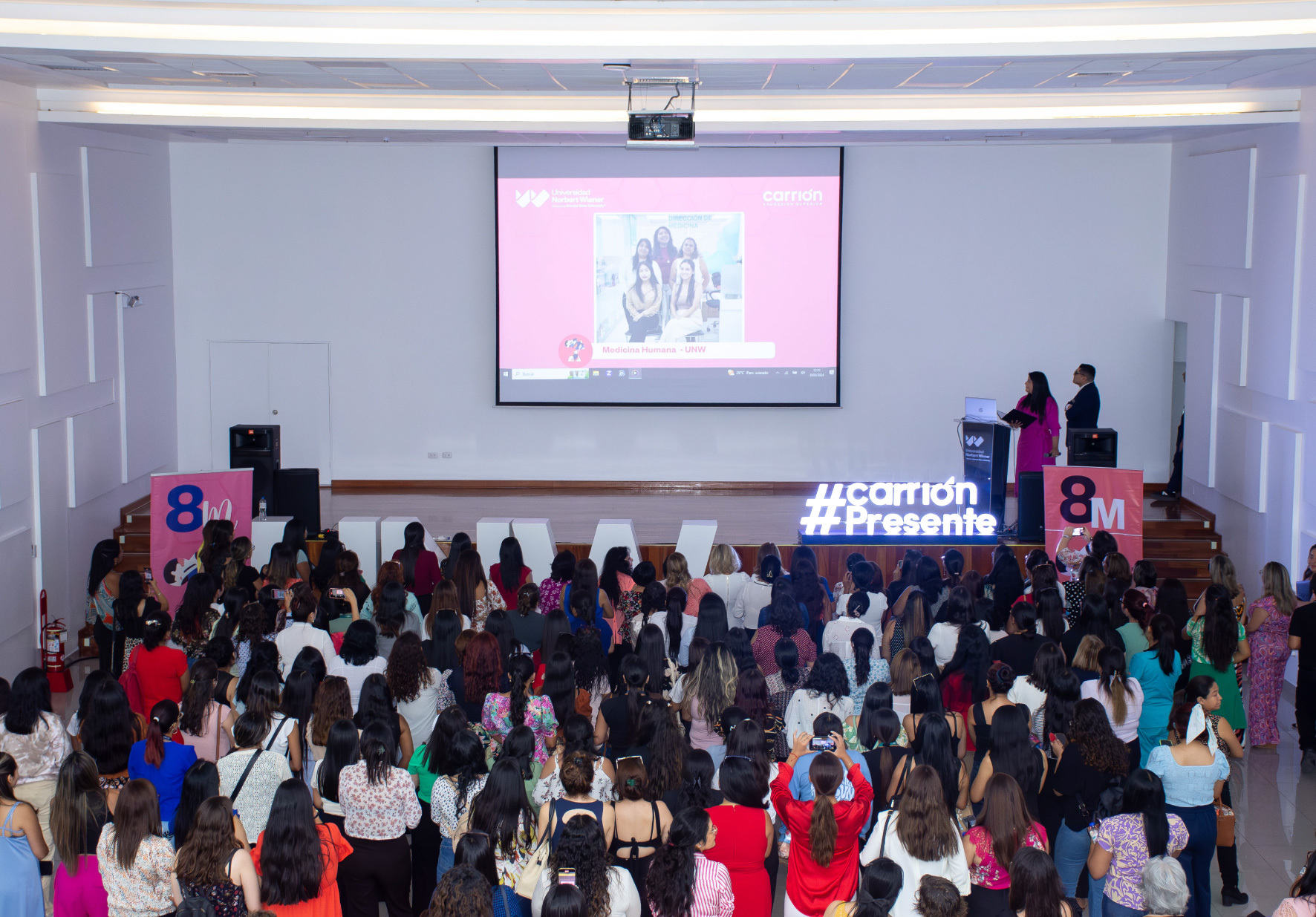 UNIVERSIDAD NORBERT WIENER CONMEMORÓ EL DÍA INTERNACIONAL DE LA MUJER