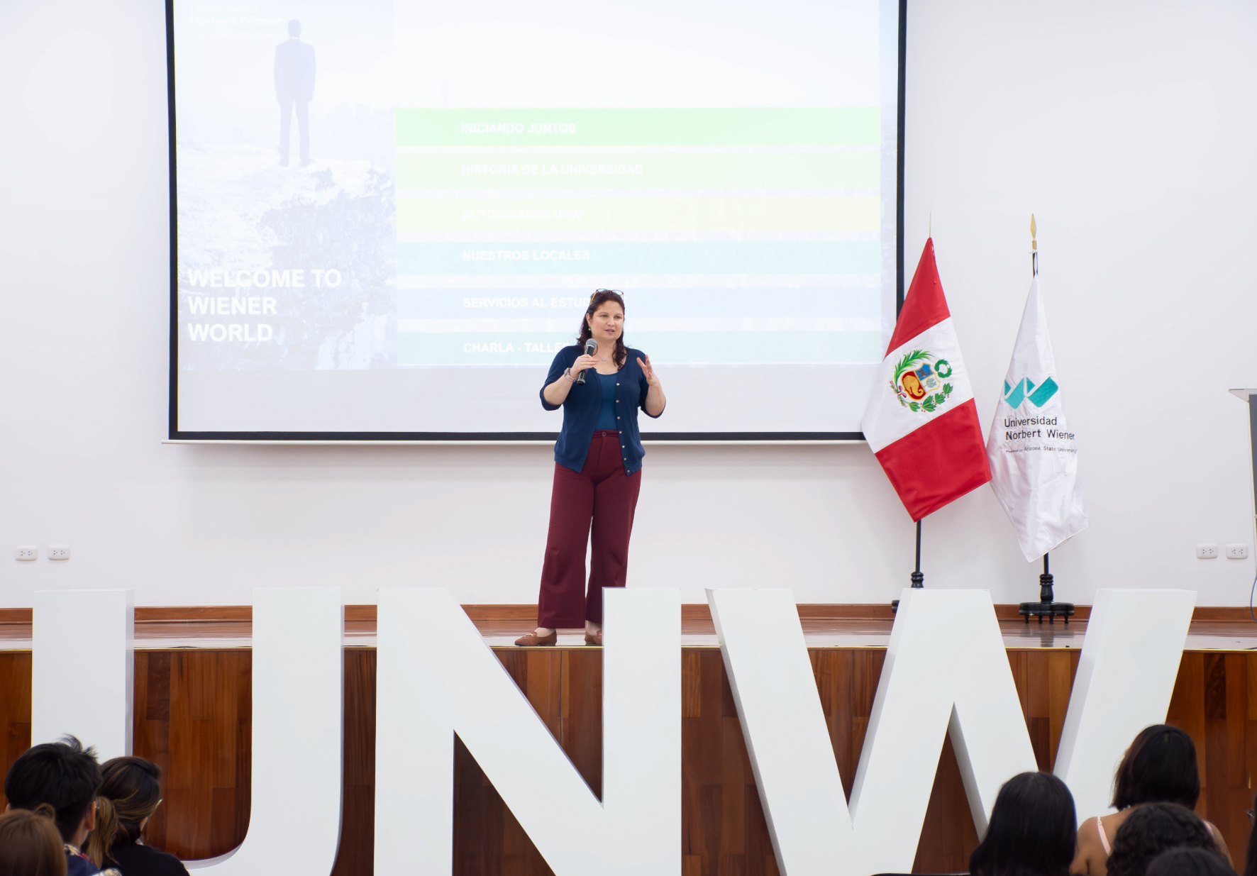 UNIVERSIDAD NORBERT WIENER ORGANIZÓ CHARLA MOTIVACIONAL PARA SUS INGRESANTES DEL SEMESTRE 2024-I