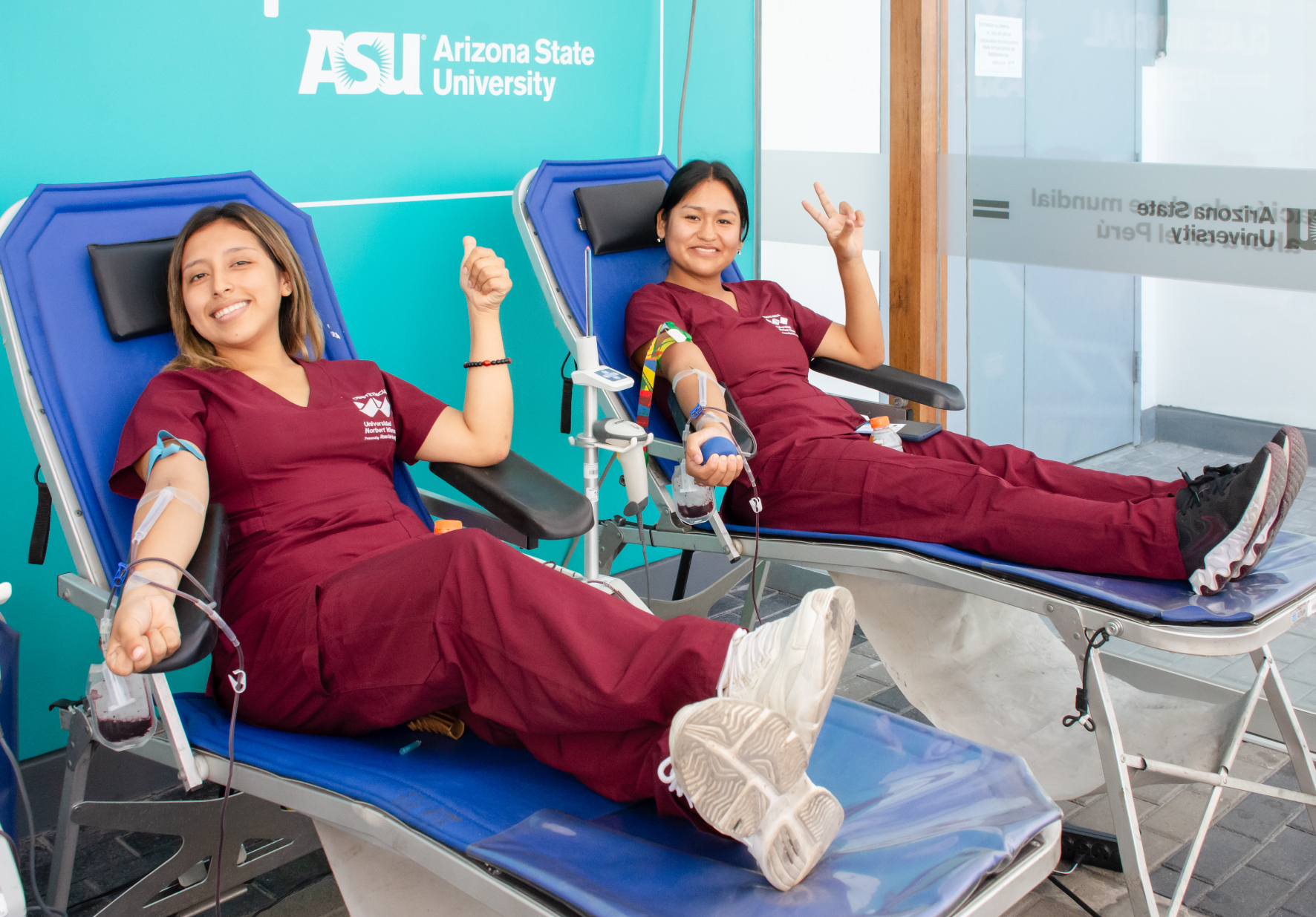 UNIVERSIDAD NORBERT WIENER Y EL BANCO DE SANGRE DE ESSALUD ORGANIZARON CAMPAÑA DE DONACIÓN VOLUNTARIA DE SANGRE
