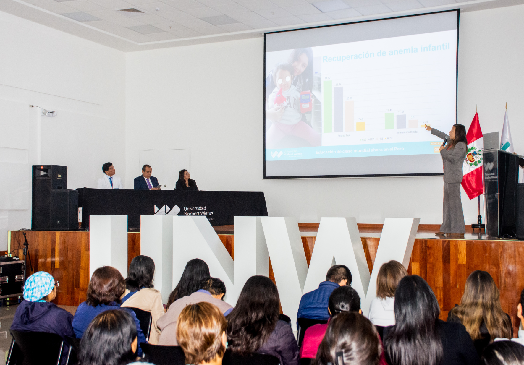 EAP DE NUTRICIÓN Y DIETÉTICA DE LA UNIVERSIDAD NORBERT WIENER PRESENTA LOGROS DEL PROGRAMA ANEMIA CERO EN SAN JUAN DE LURIGANCHO