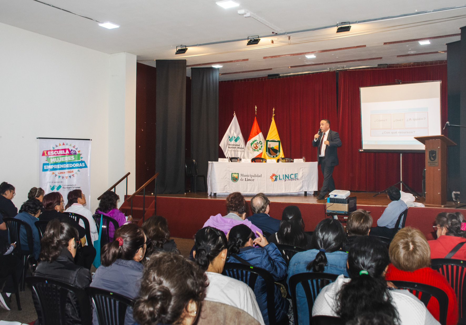 UNIVERSIDAD NORBERT WIENER Y MUNICIPALIDAD DE LINCE DESARROLLAN PROYECTO DE CAPACITACIÓN PARA MUJERES EMPRENDEDORAS DE LA LOCALIDAD
