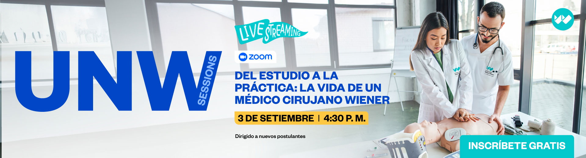Charla Virtual Carrera de Medicina Humana Setiembre 2024