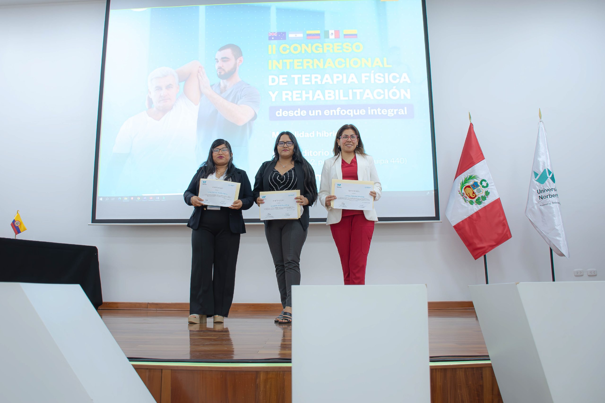 UNIVERSIDAD NORBERT WIENER ORGANIZÓ II CONGRESO INTERNACIONAL DE TERAPIA FÍSICA Y REHABILITACIÓN CON LA PARTICIPACIÓN DE EXPERTOS INTERNACIONALES