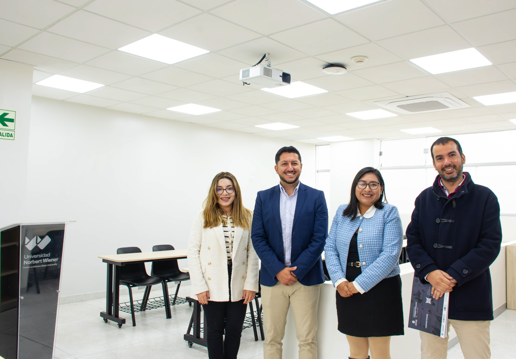 SUBDIRECTOR DE PROGRAMAS INTERNACIONALES DE LA UNIVERSIDAD ANDRÉS BELLO DE CHILE SOSTUVO REUNIONES DE TRABAJO CON DIRECTIVOS DE LA UNIVERSIDAD NORBERT WIENER